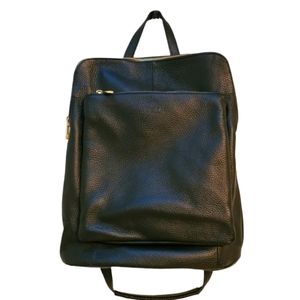 UNICA! FIRENZE | Black Leather Crossbody or Backpack